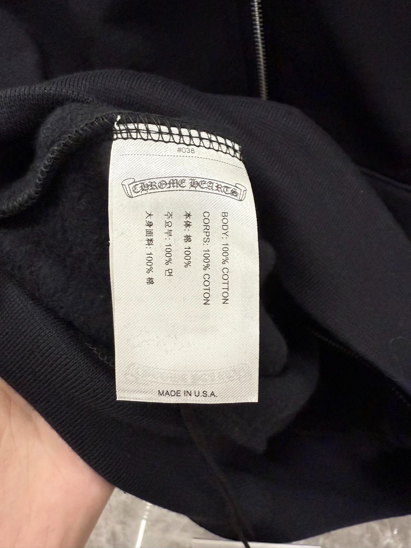Chrome Hearts Pink Vine Horseshoe Zip Hoodie
