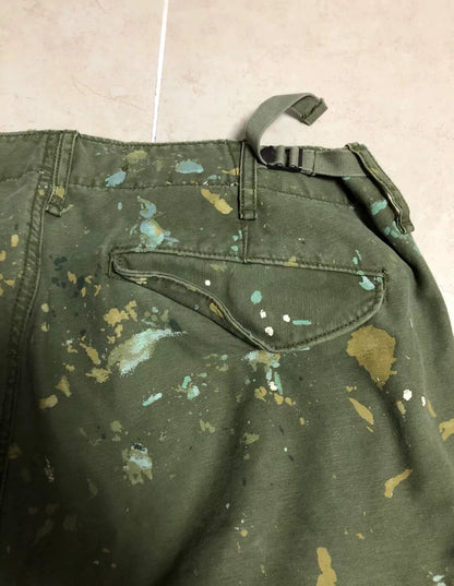 Ralph Lauren Distressed Paint Work Pants