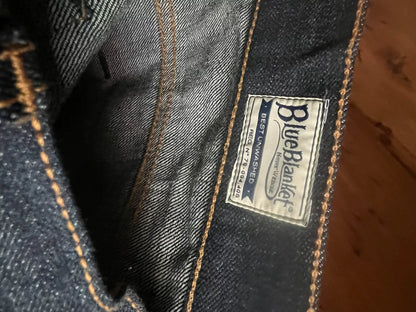 handmade italy 14.75oz blue jeans