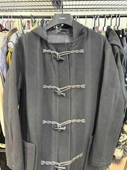 Yohji Yamamoto Striped Oversized Coat