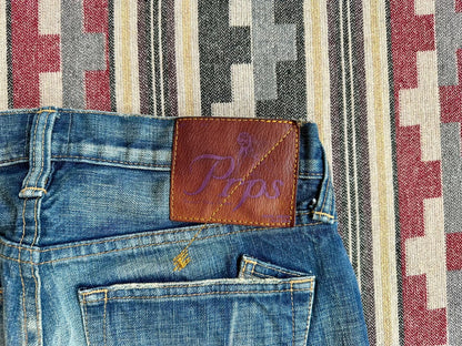 vintage prps distressed denim jeans made in japan