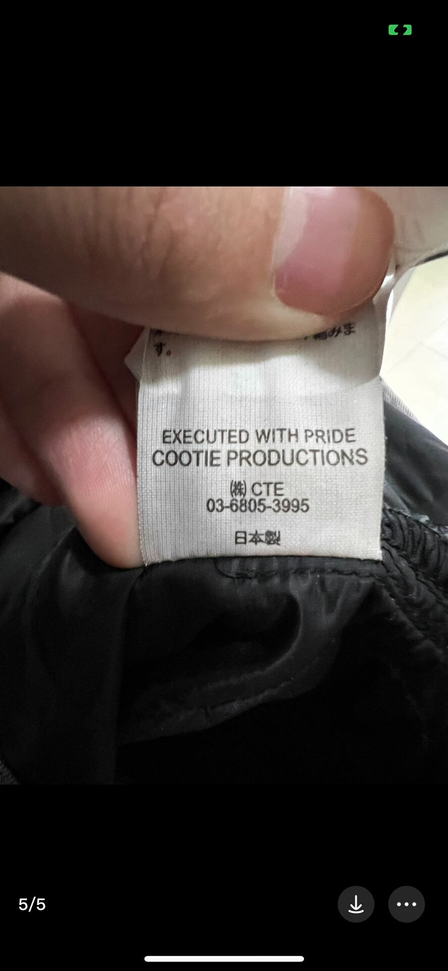 cootie ombre check quilting cpo jacket