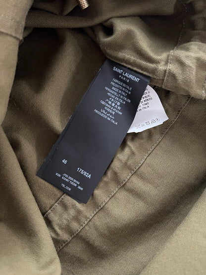 SAINT LAURENT Toggle Hooded Coat