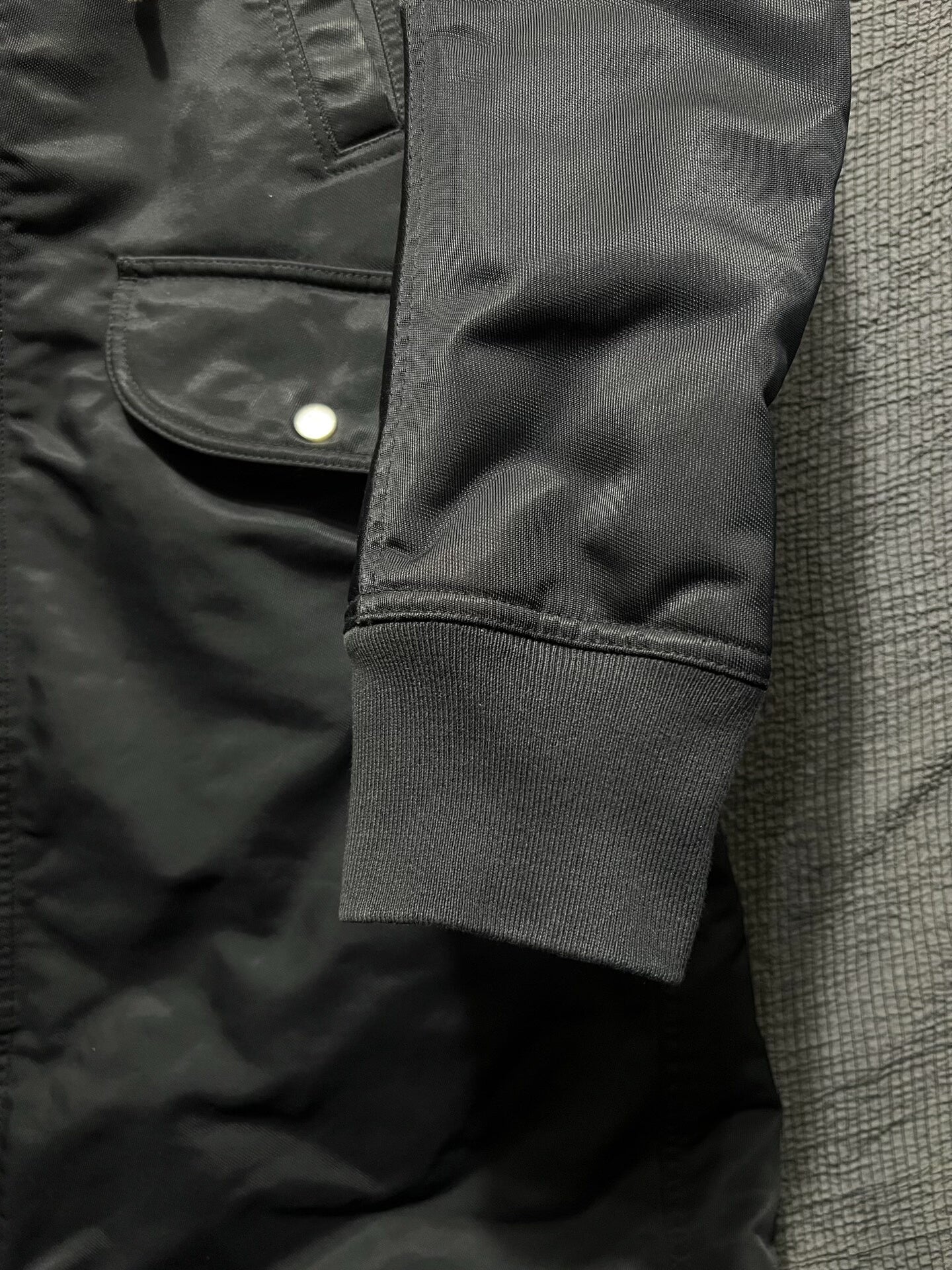 Rick Owens Nylon Bomber Jacket Size M