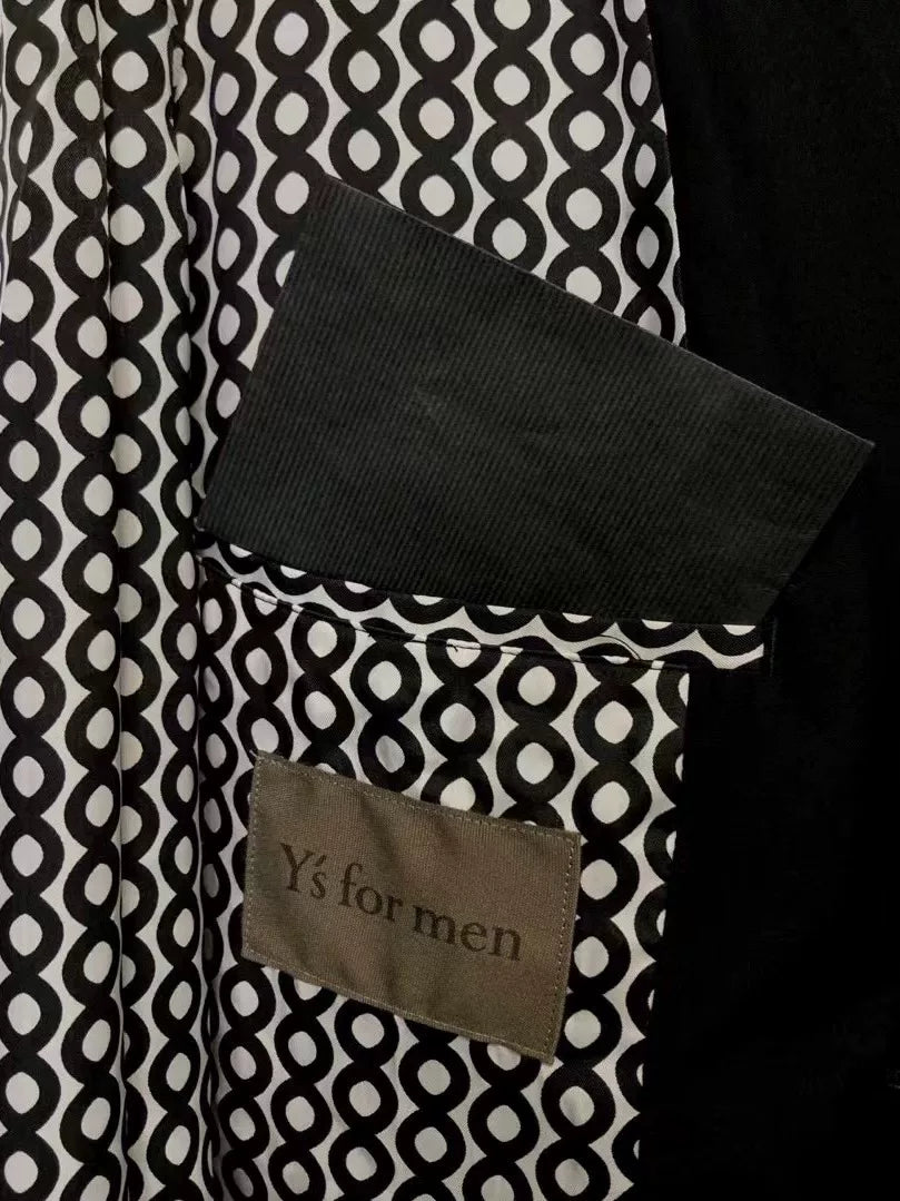 black double-sided silk jacket