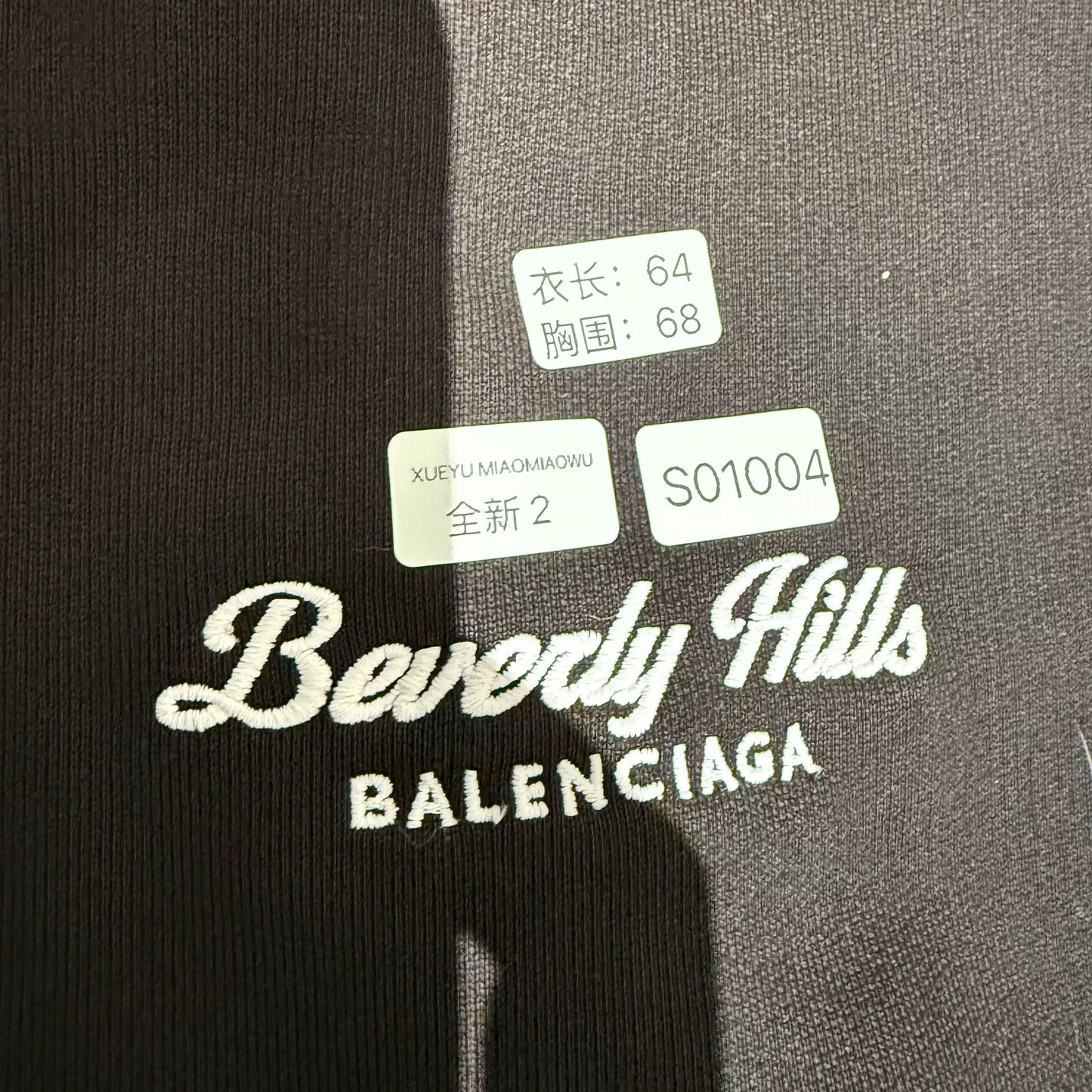 Balenciaga Embroidered Logo Hoodie