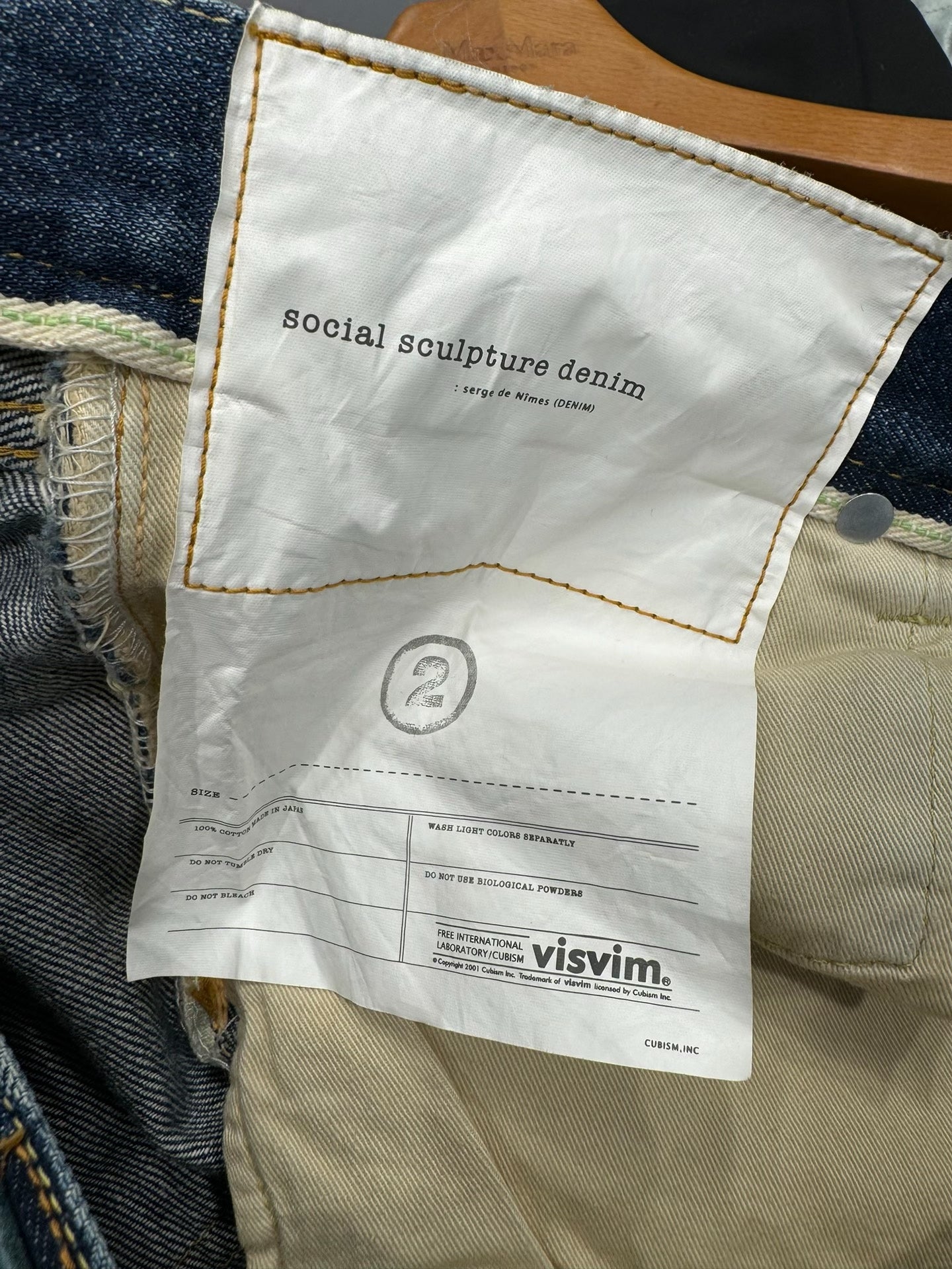 VISVIM Rare Blue Denim Jeans