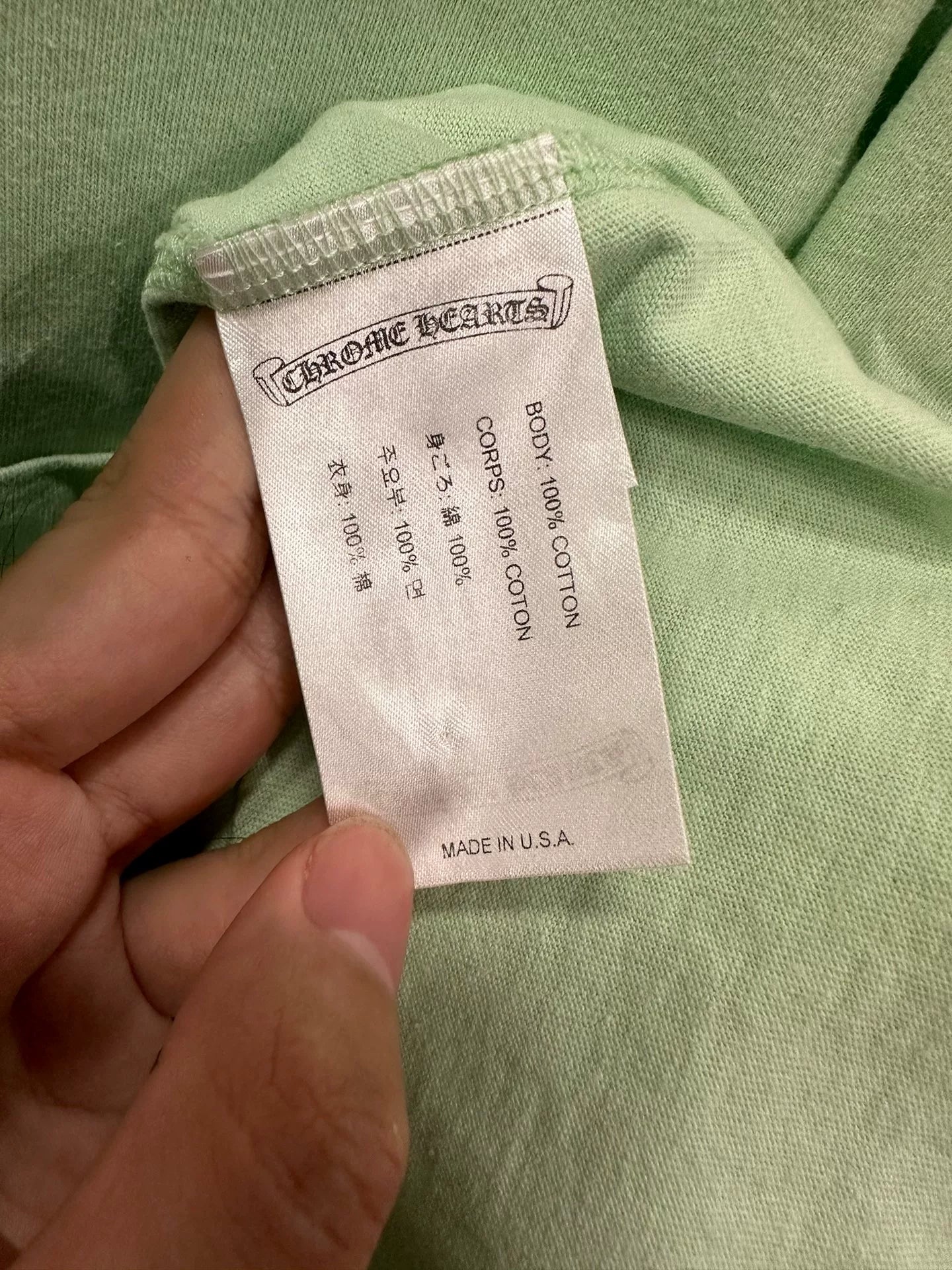 Chrome Hearts Mattyboy Graffiti Green Tee
