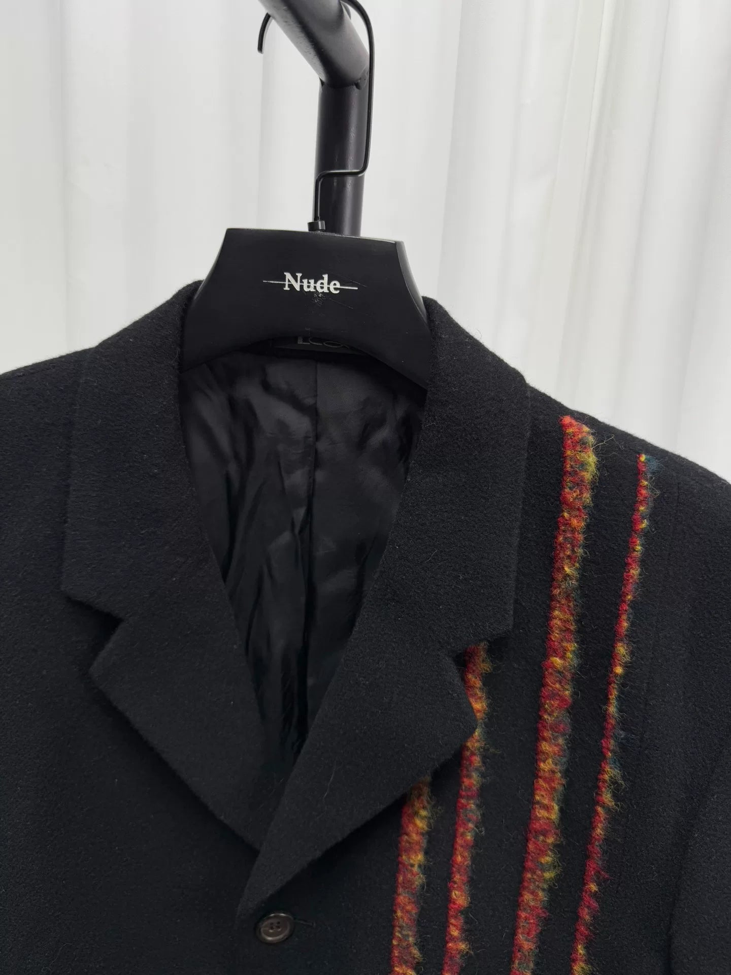 yohji yamamoto men's LQMEN jacket with stripes