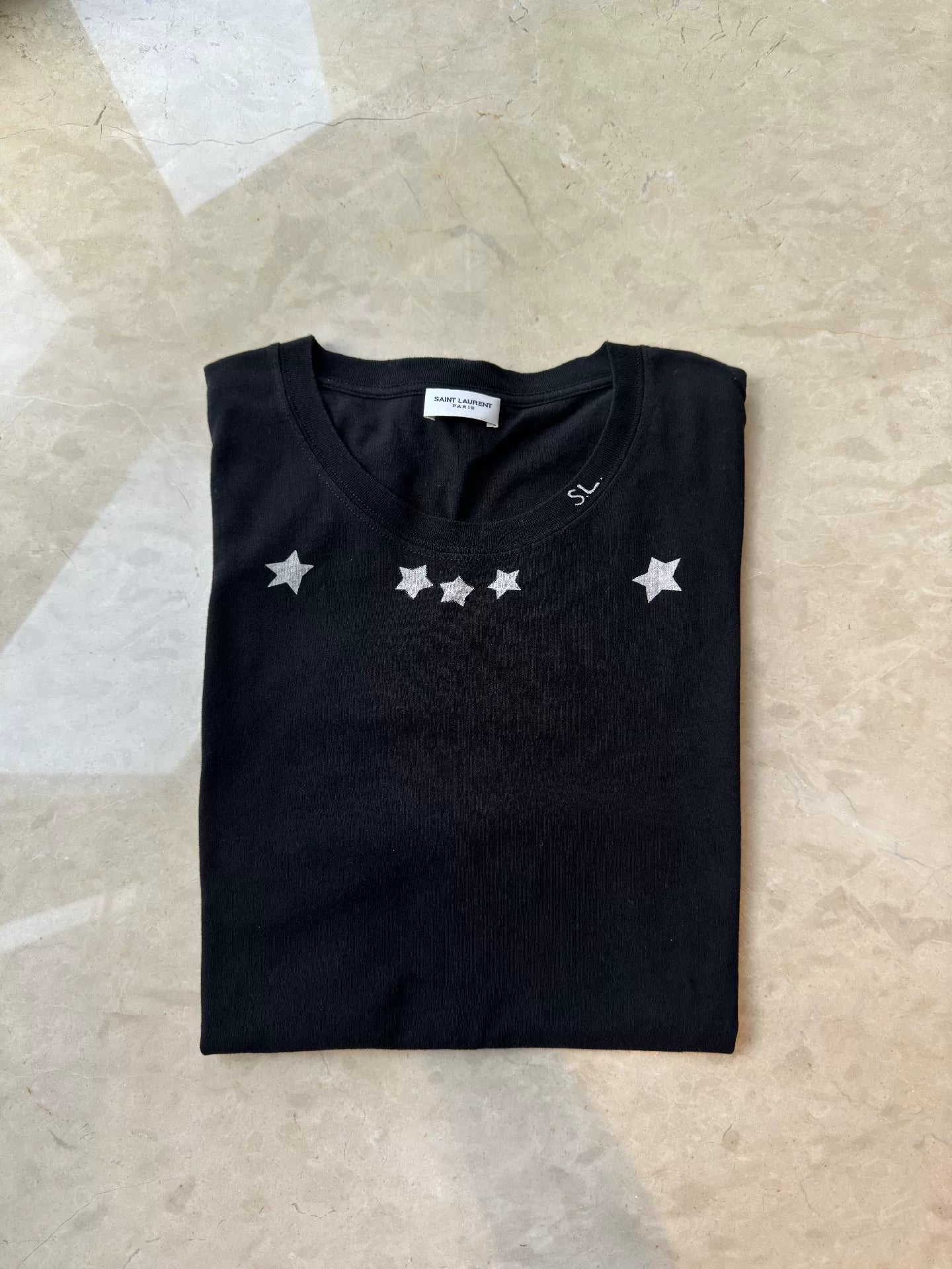 YSL/SLP Men's Classic Star Collar T-shirt