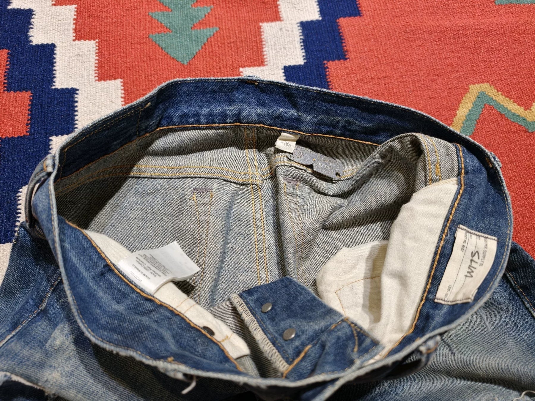 RRL Ralph Lauren Patchwork Denim Jeans