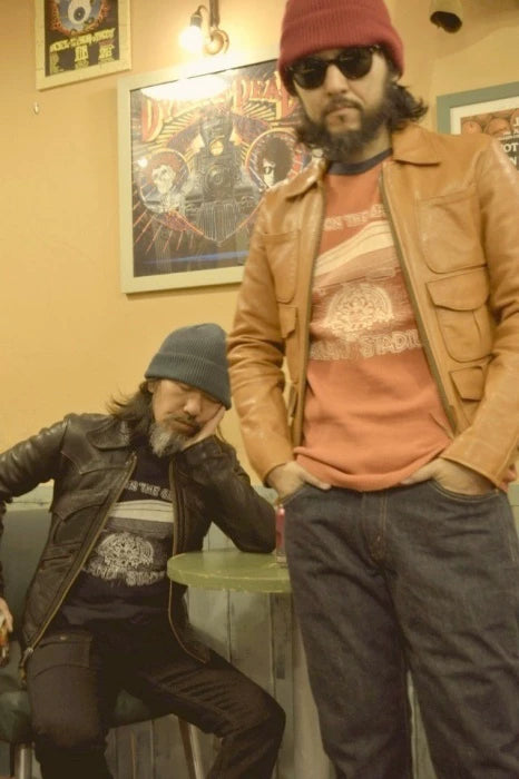 freewheelers leather jacket with pockets