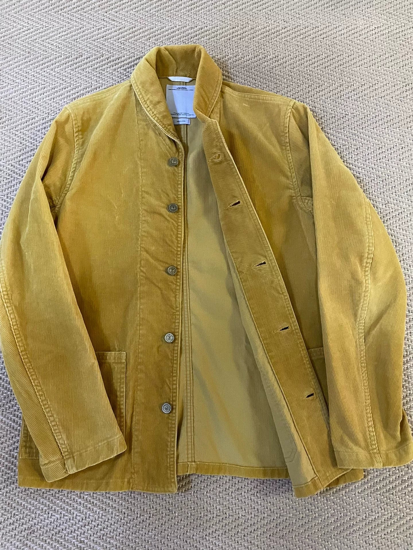 VISVIM ARTIFACE CORDUROY COVERALL