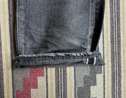 Prps Noir Distressed Selvedge Black Jeans