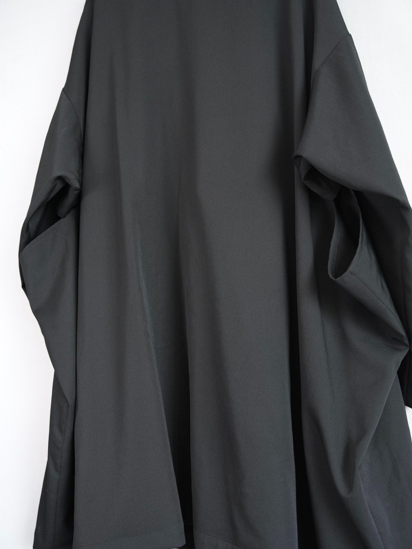 Yohji Yamamoto 21AW Pleated Wool Coat