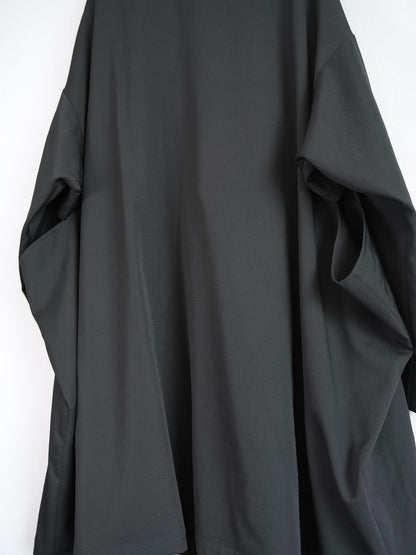 Yohji Yamamoto 21AW Pleated Wool Coat