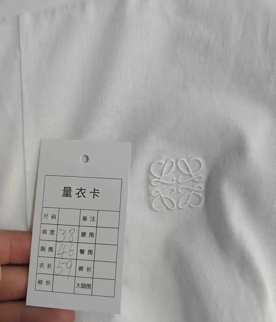 Loewe Embroidered Logo Short Sleeve Shirt