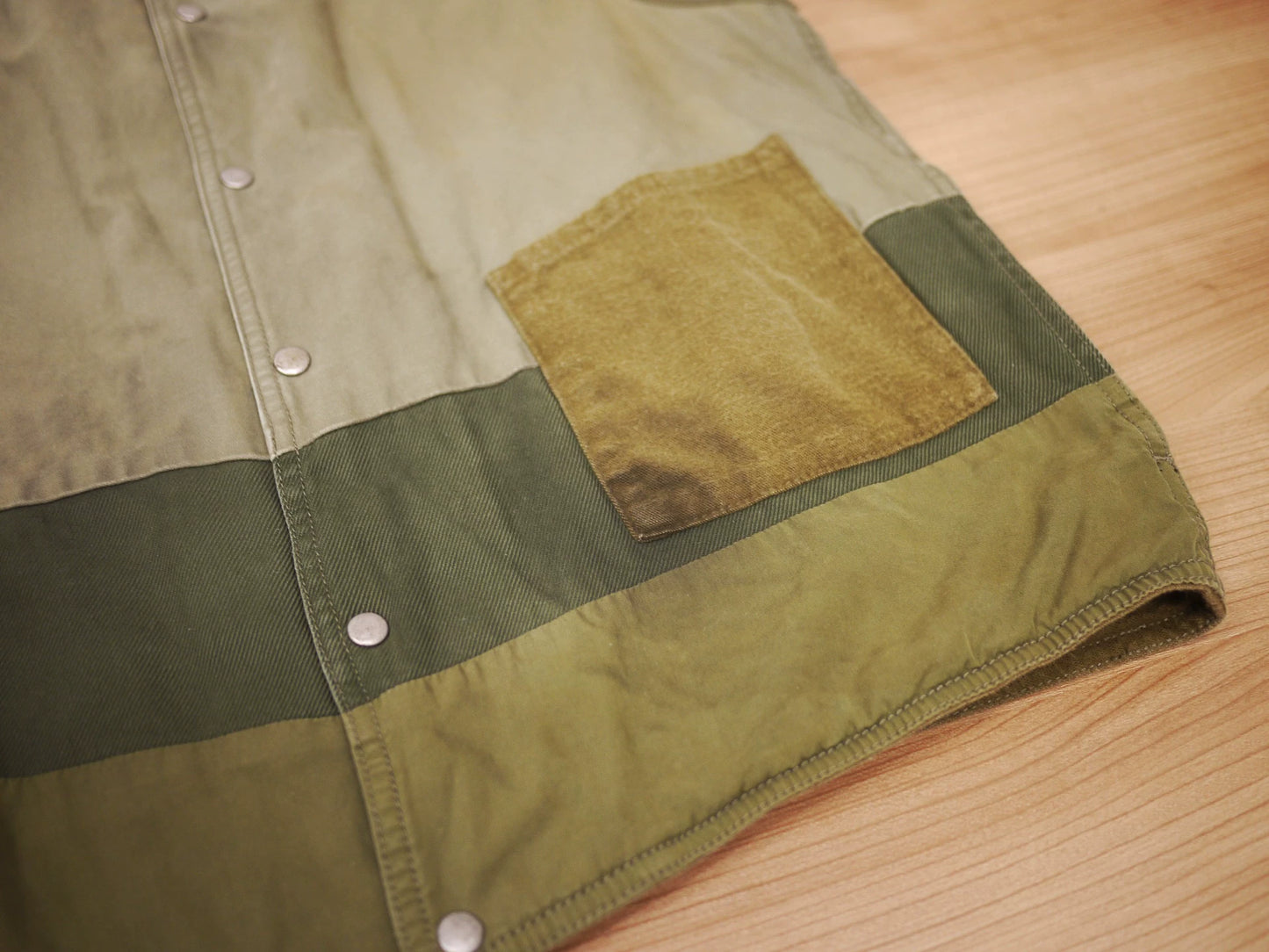 19AW Visvim Sheepskin Vest in Olive