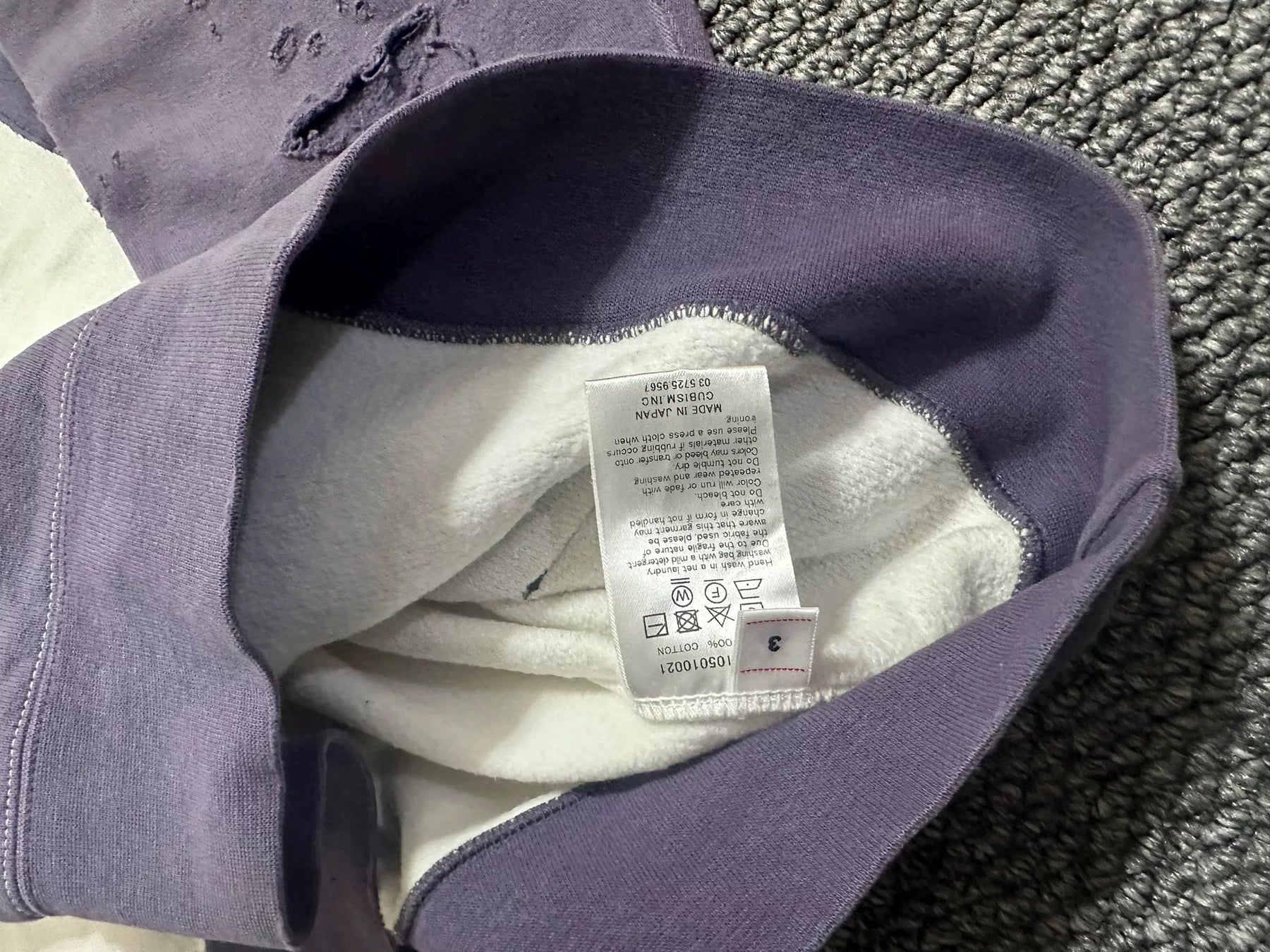 visvim jumbo distressed hoodie