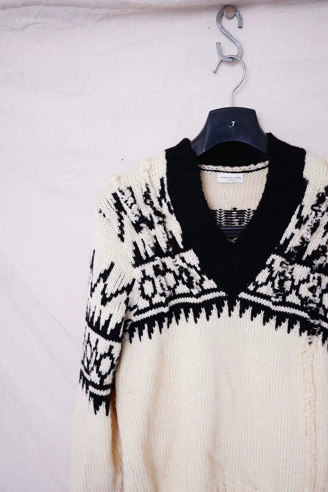 Dries van Noten Distressed Sweater