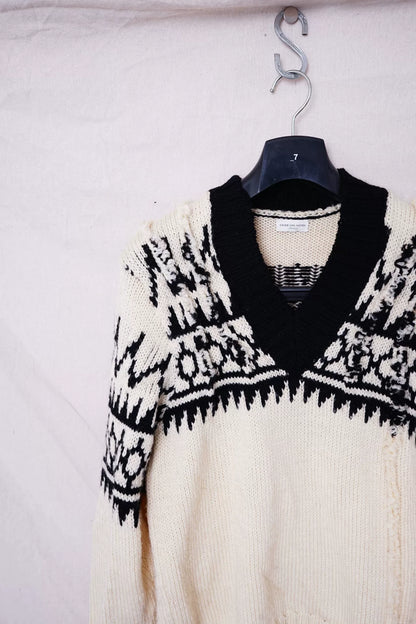 Dries van Noten Distressed Sweater