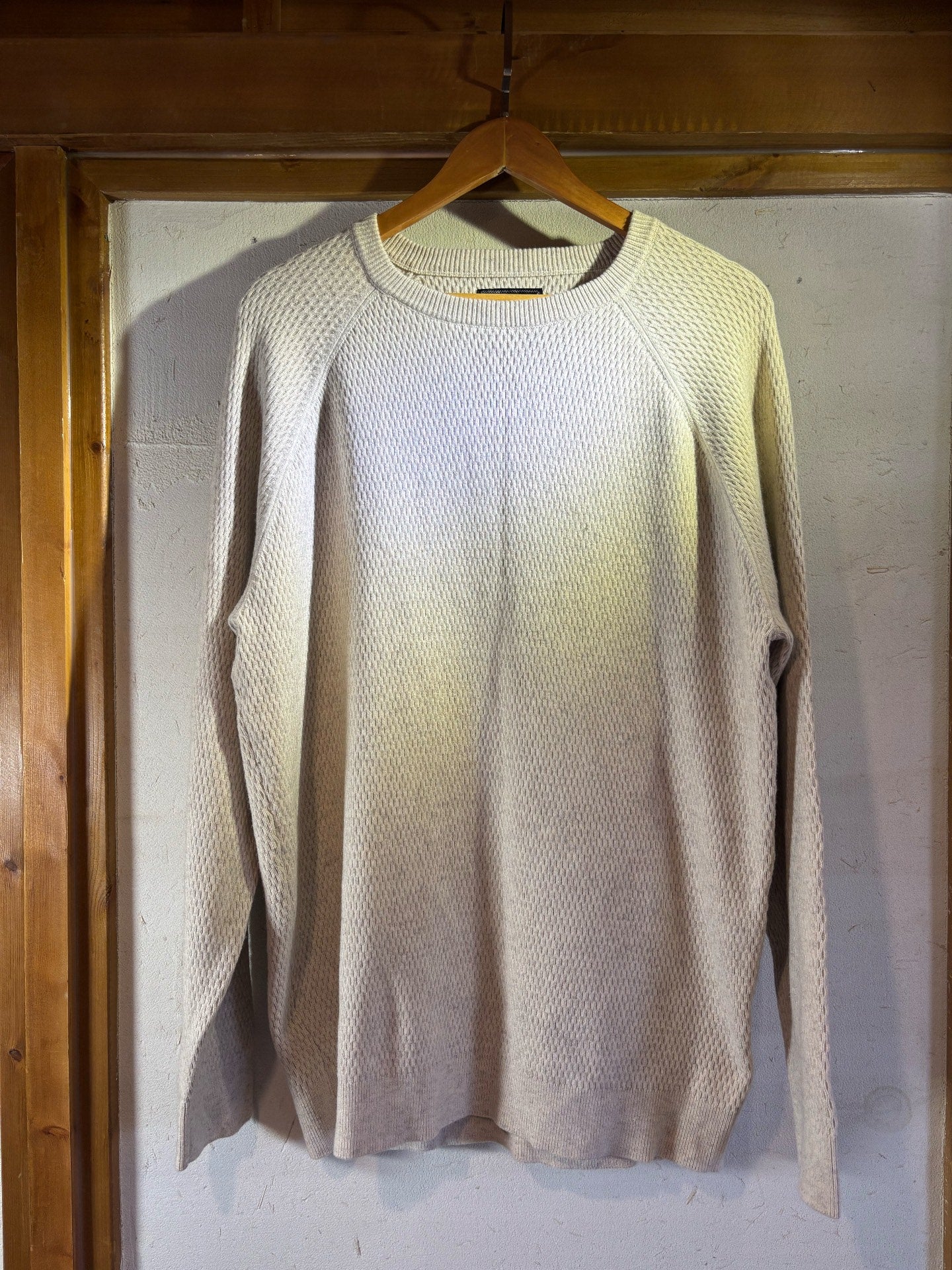 Beams Plus Yak Cashmere Blend Waffle Long Sleeve