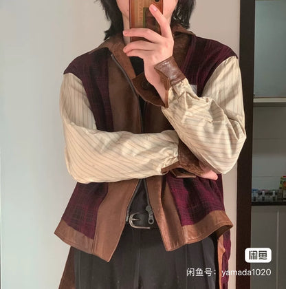 Yohji Zweed Leather Reversible Jacket