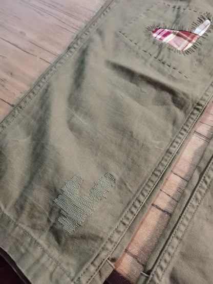 Ralph Lauren Distressed Patched Sashiko Cargo Pants