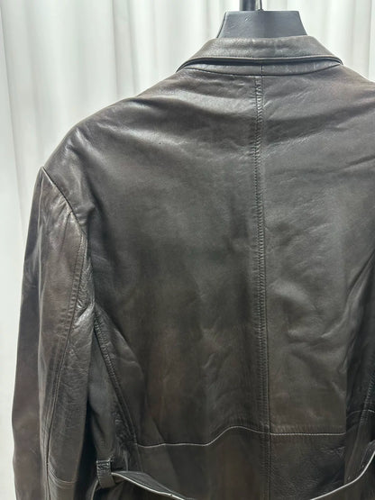 Yohji Yamamoto Leather Coat for Women