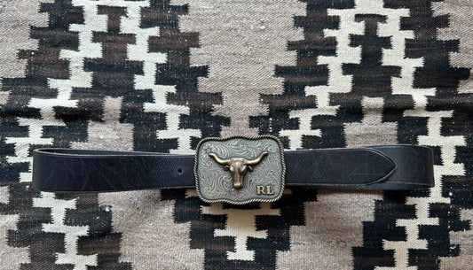 ralph lauren bullhead western belt