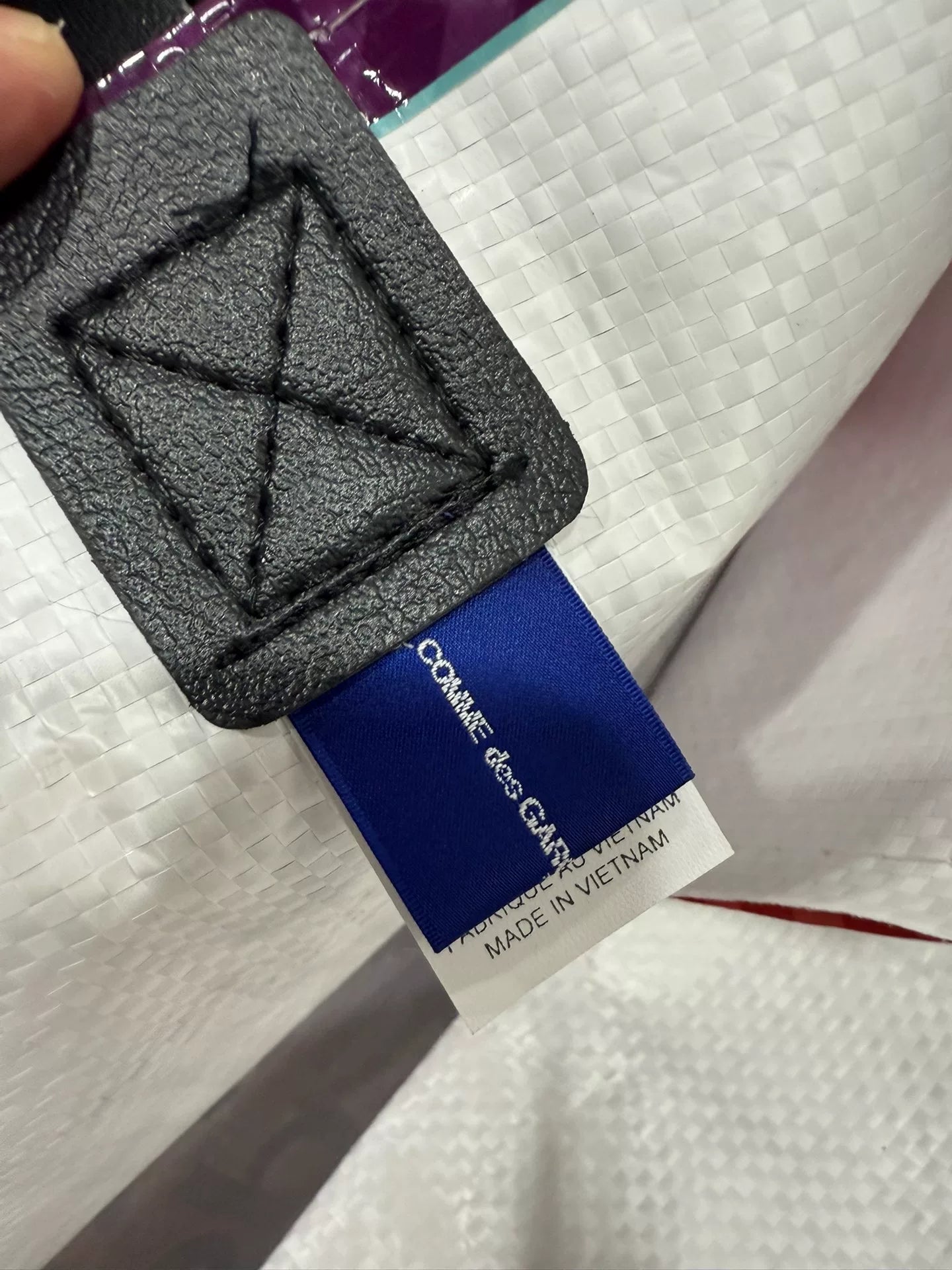 Comme des Garçons Cowhide Snake Skin Bag
