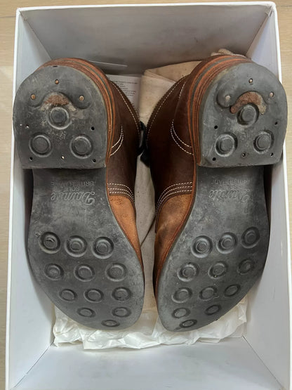 visvim brigadier boots mid-folk brown leather