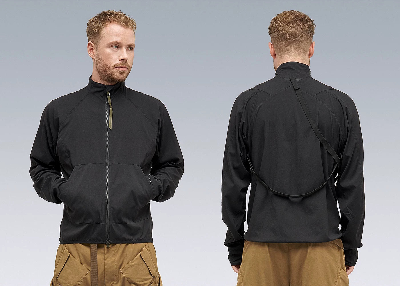 acronym j97 waterproof nylon jacket black