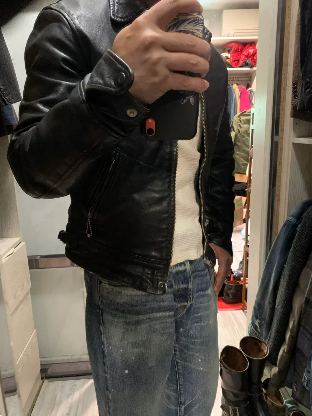 freewheelers leather jacket in excellent condition