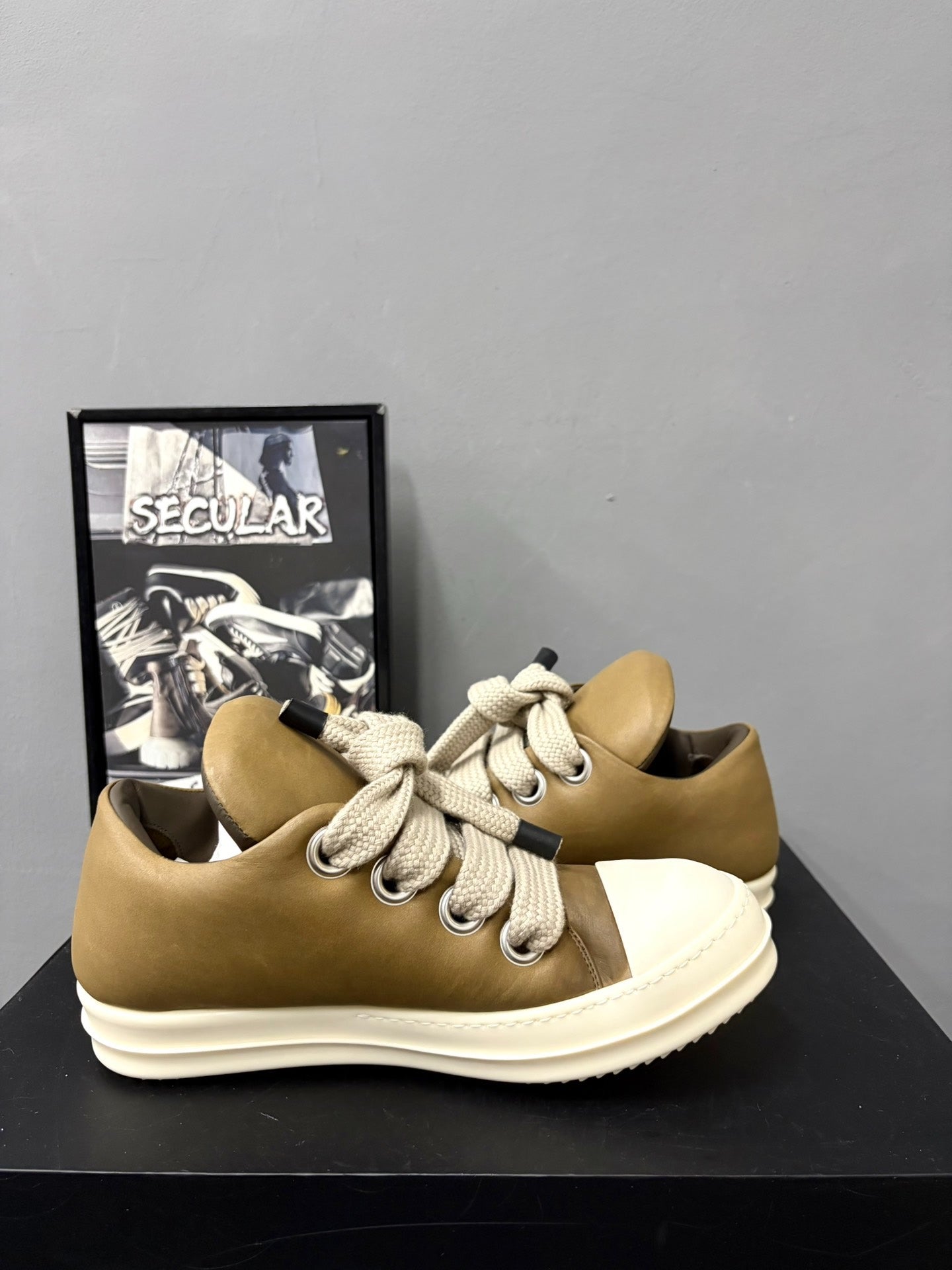 Rick Owens Main Line Low-Top Chunky Sneakers