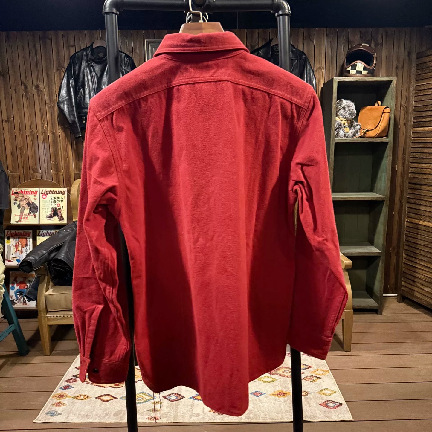 Atlast Co Red Workwear Shirt