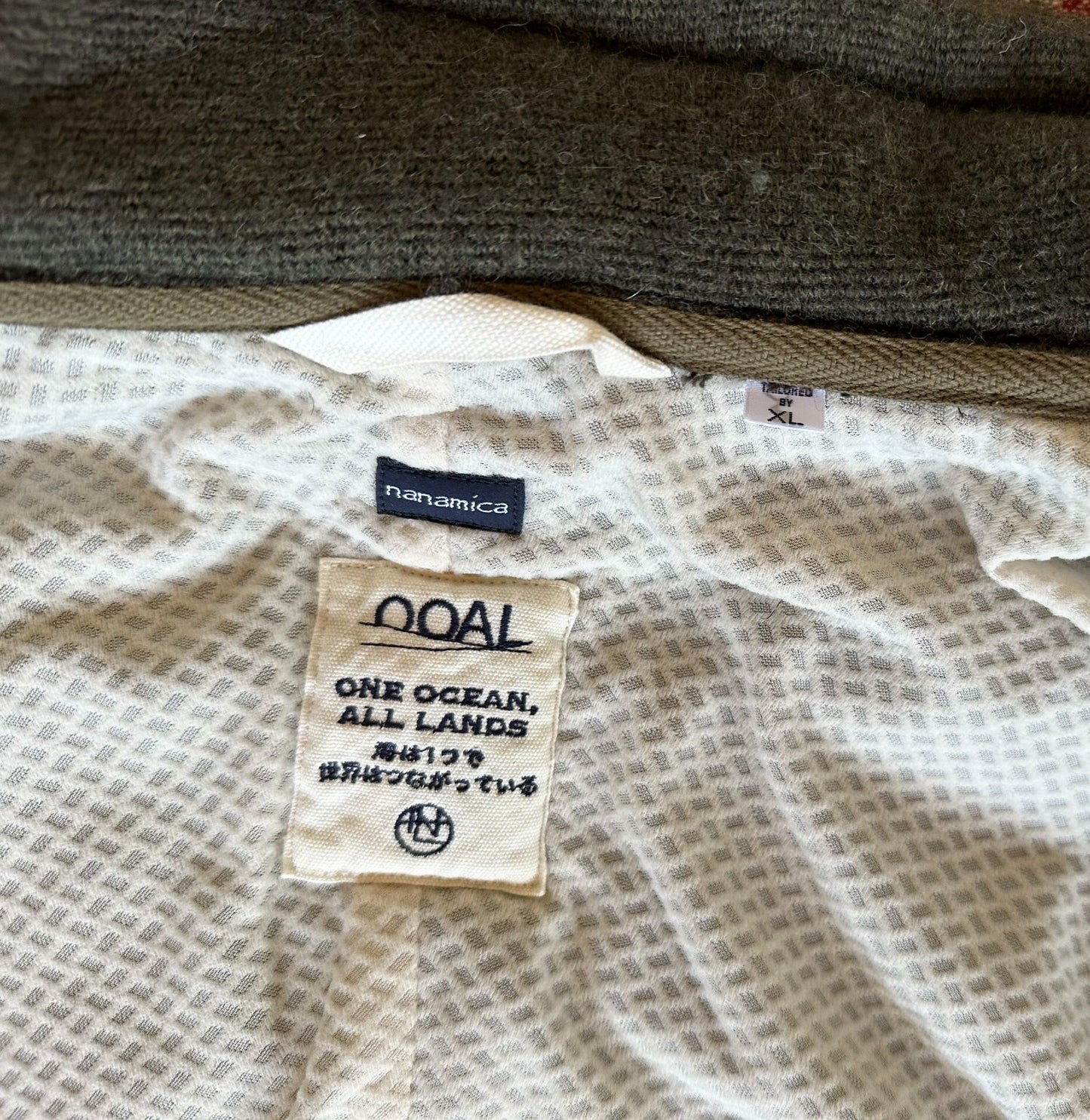 vintage wool fleece jacket by nanamica