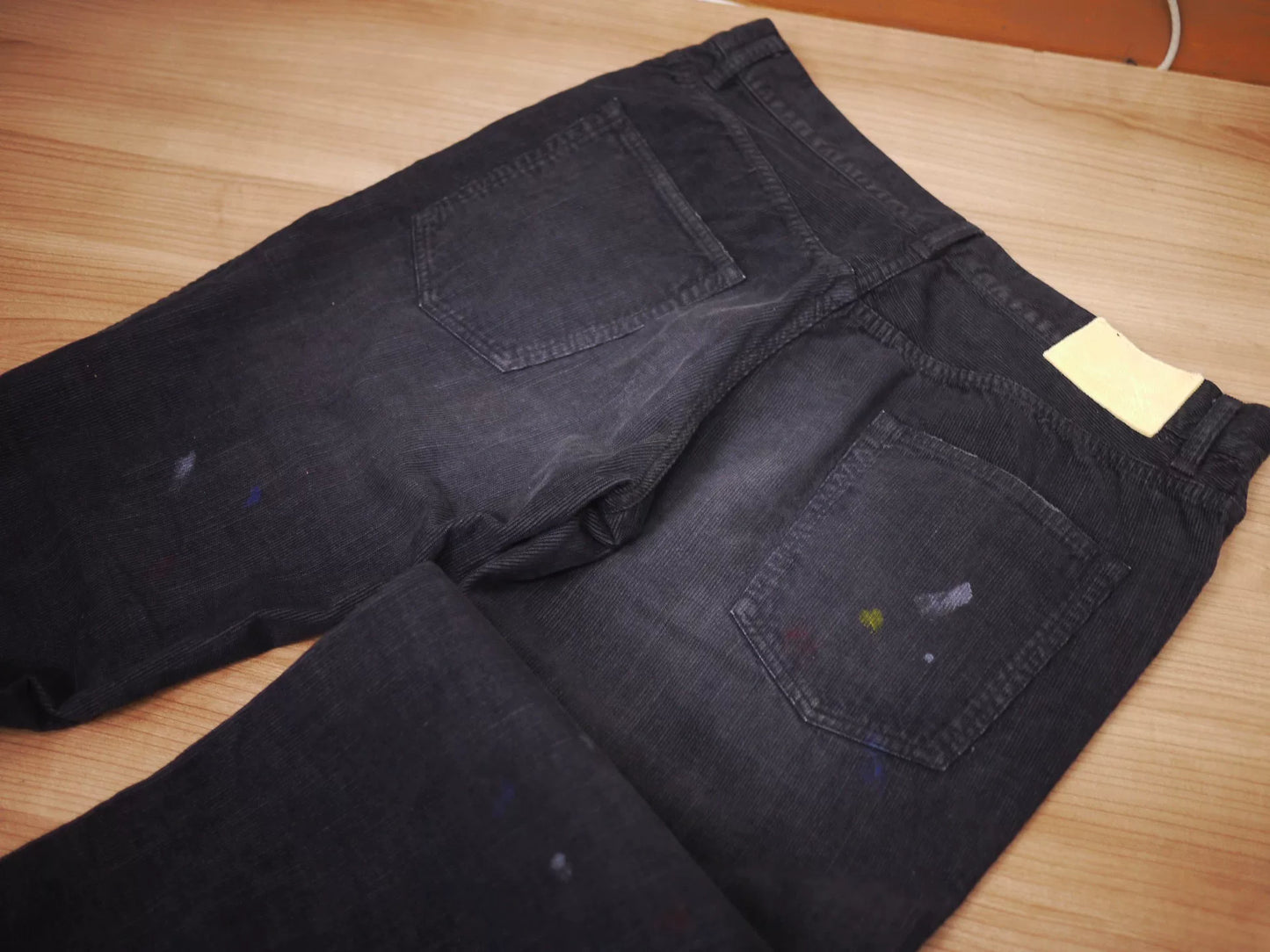 visvim fluxus 03 cords black jeans