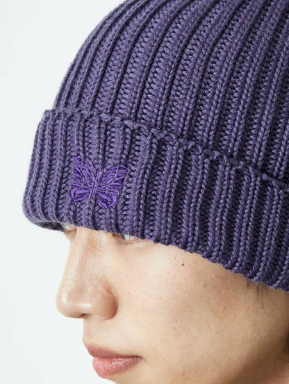 NEEDLES Wool Butterfly Embroidered Watch Cap