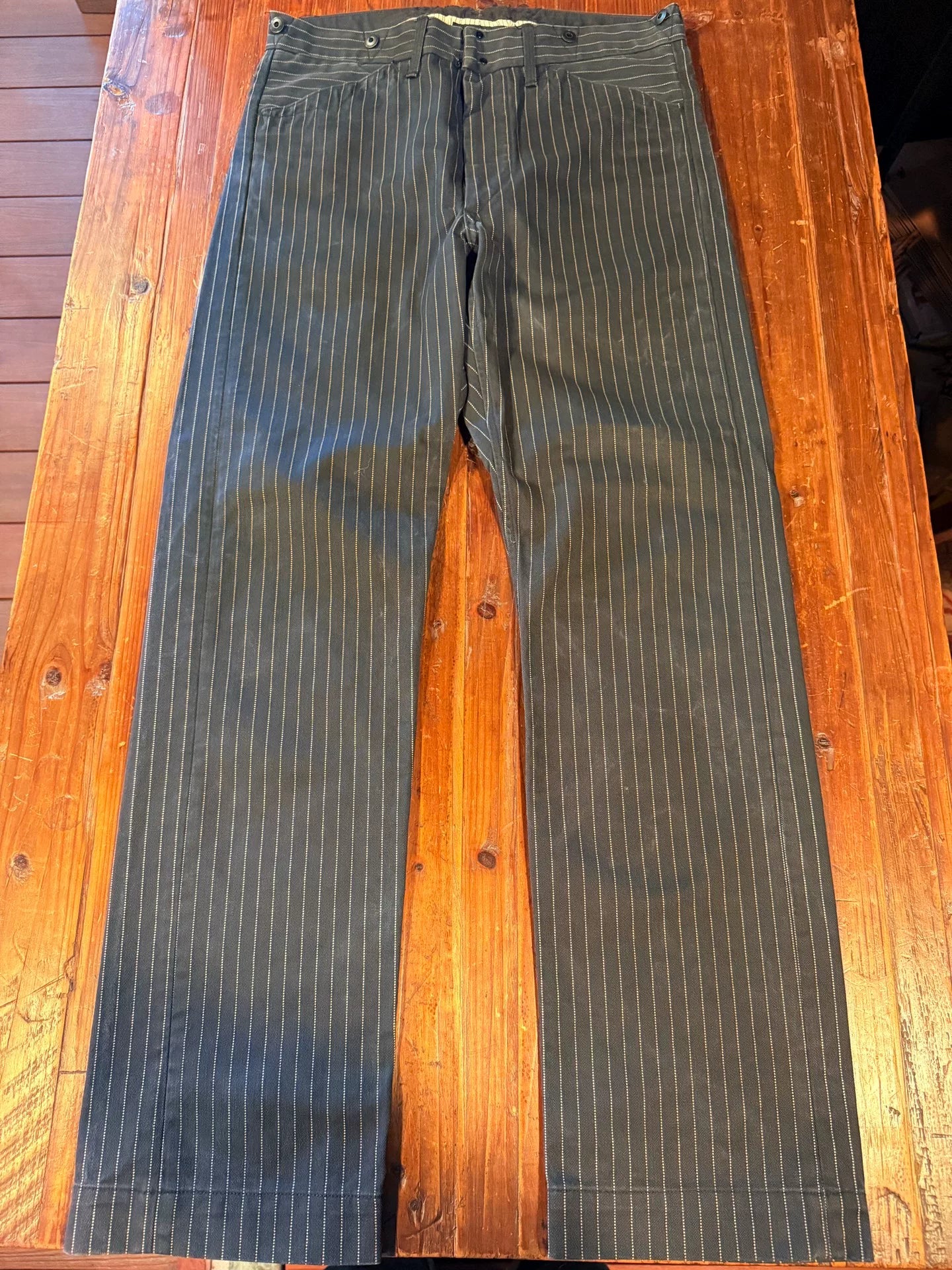 RRL Ralph Lauren Striped Work Pants