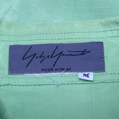 Yohji Yamamoto Green Button-Up Shirt