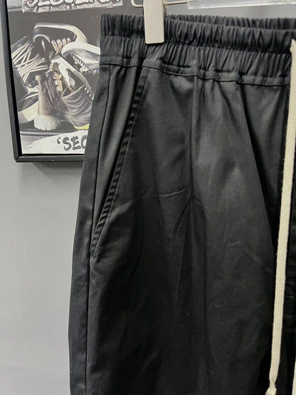 Rick Owens Main Line Cropped Black Pants