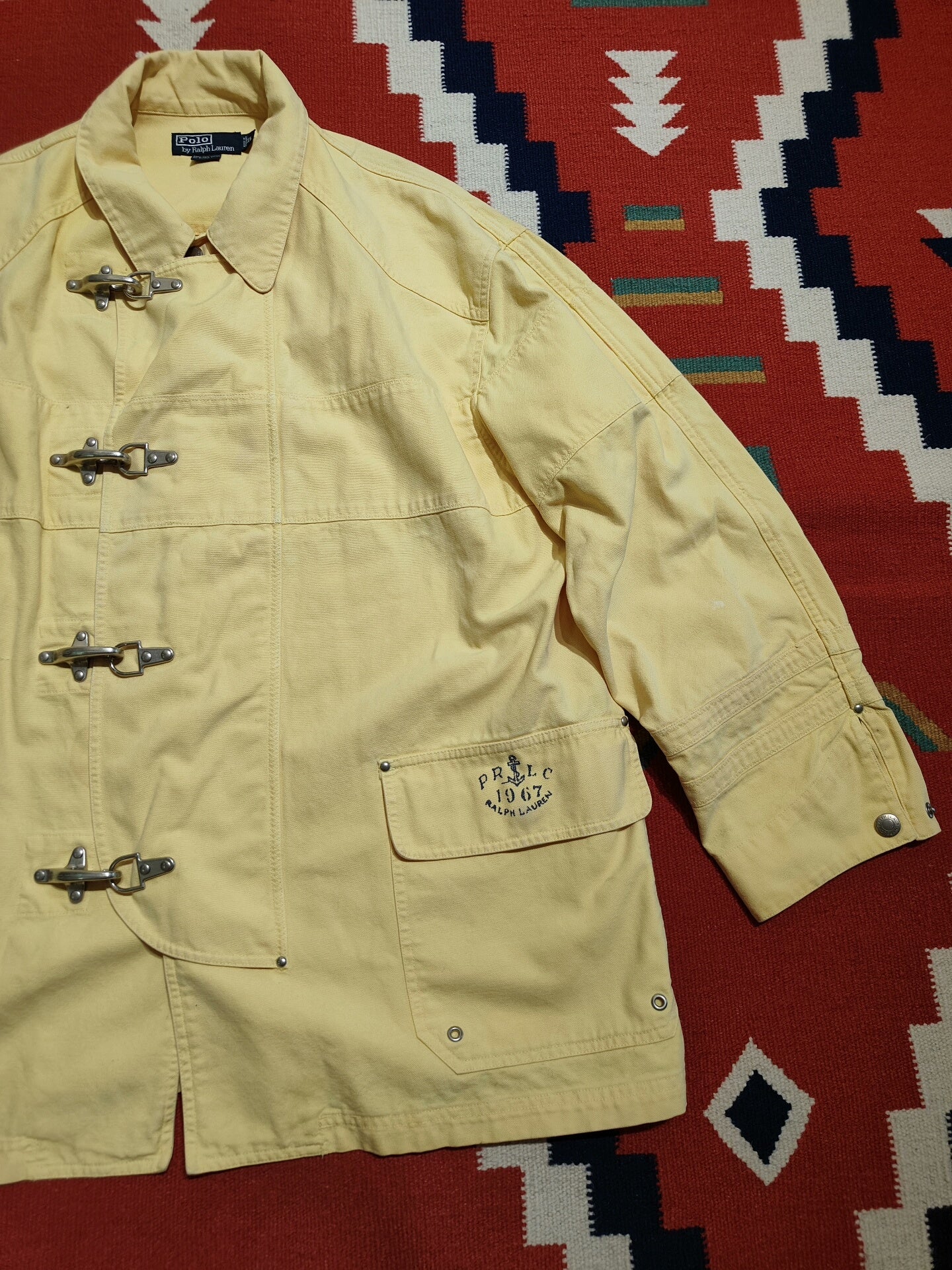 Vintage Polo Yellow Firefighter Jacket