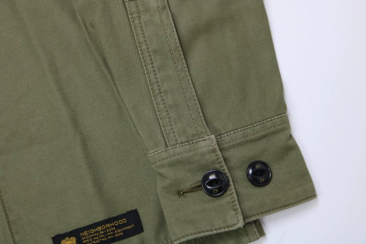 NEIGHBORHOOD BDU C-SHIRT.LS 15AW Washed Jacket