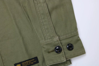 neighborhood long sleeve utility jacket