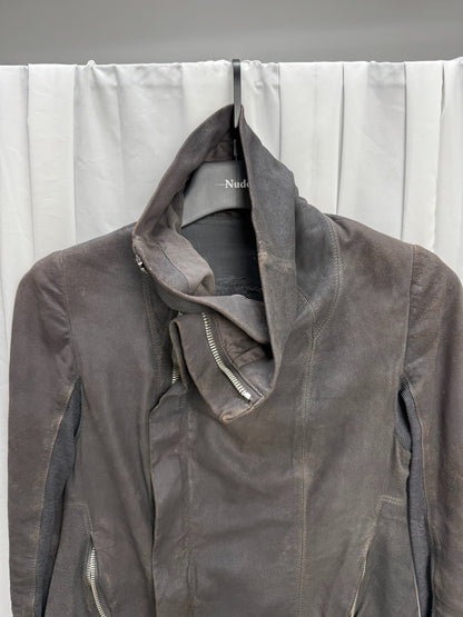 Rick Owens Distressed Sheepskin Jacket 40