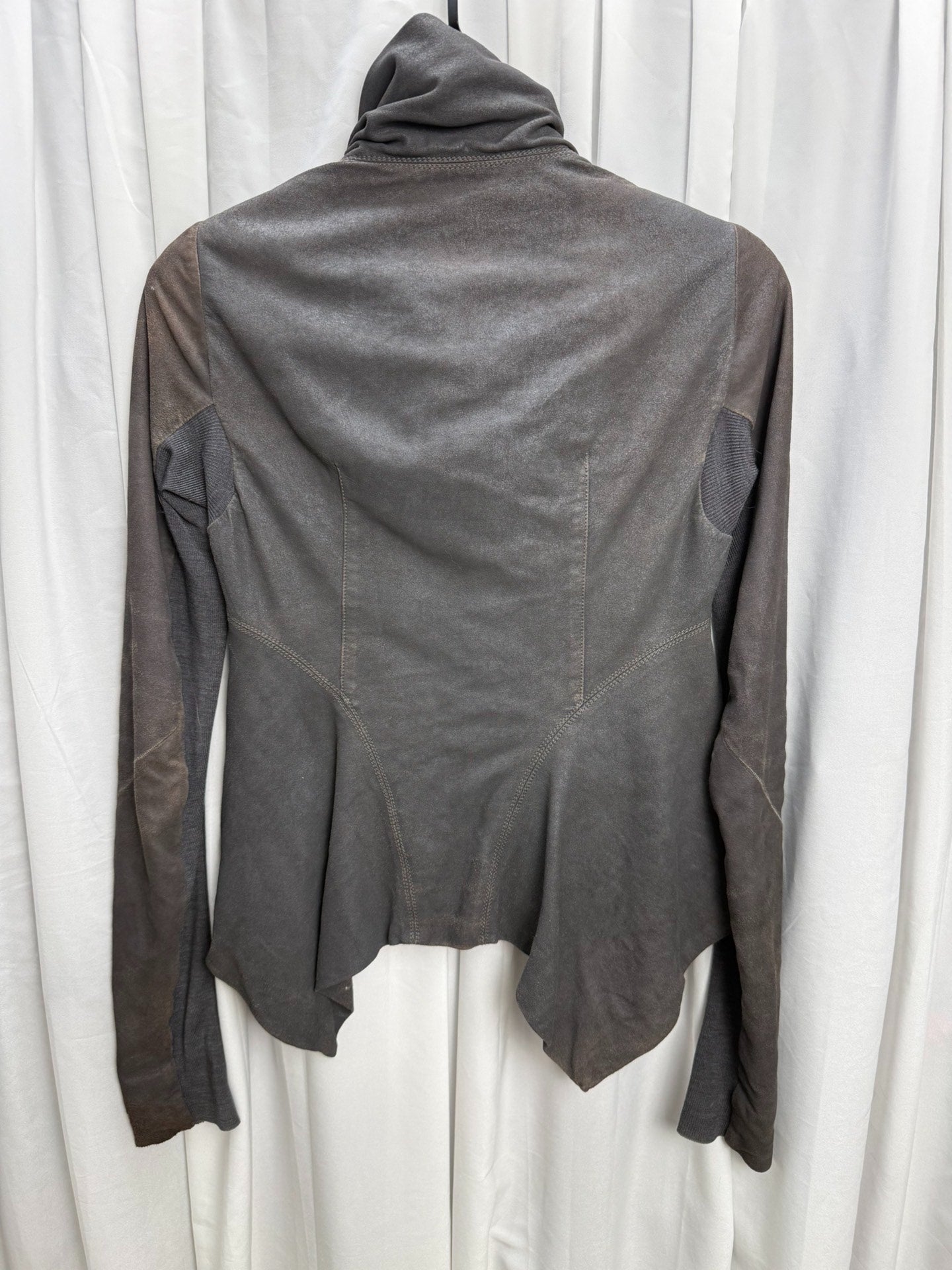 Rick Owens Distressed Sheepskin Jacket 40