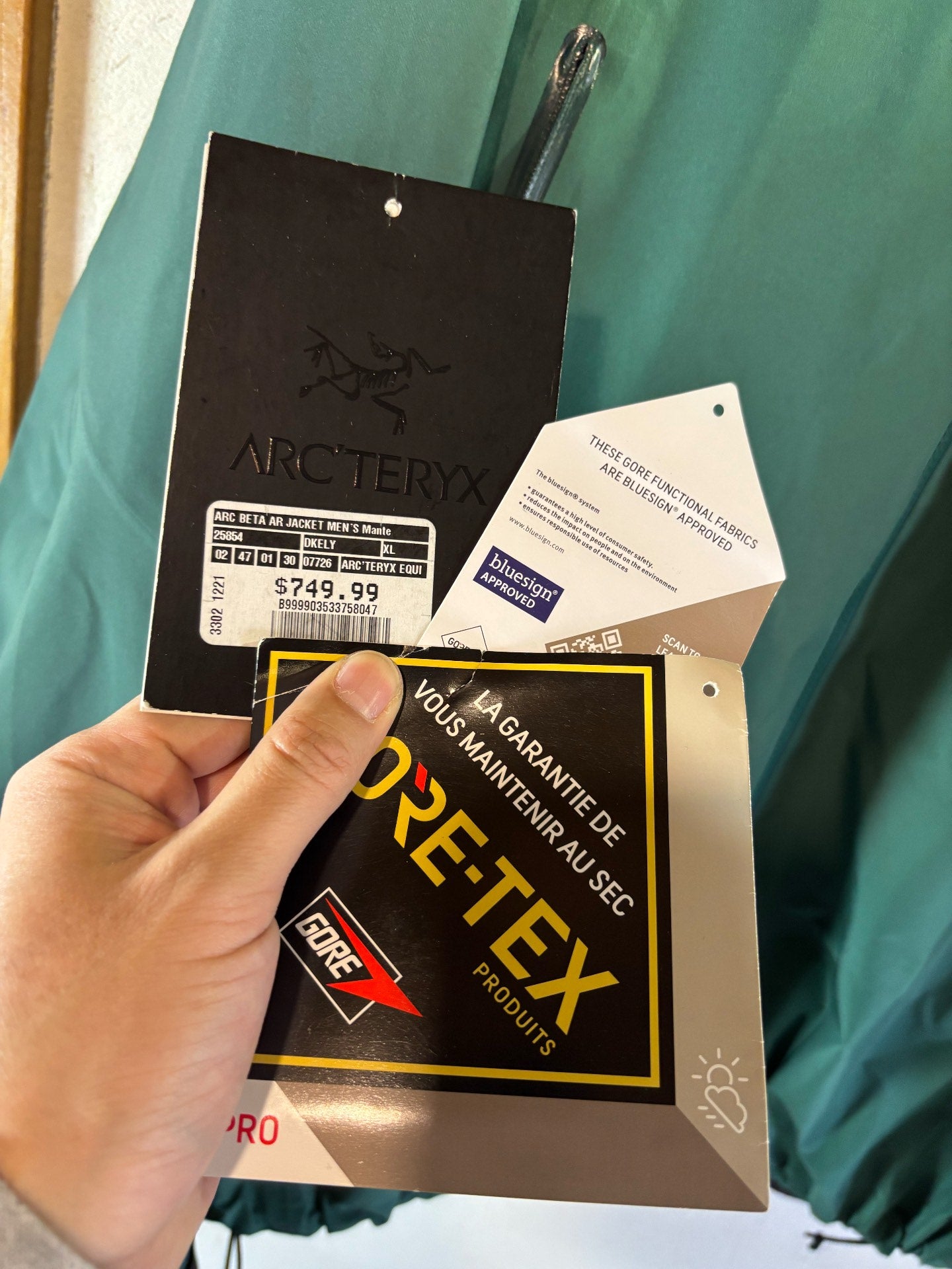 Arcteryx Beta AR Forest Green Jacket