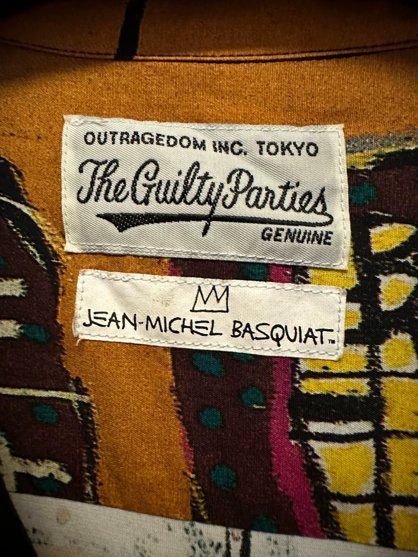 Wacko Maria Basquiat Graffiti Short Shirt