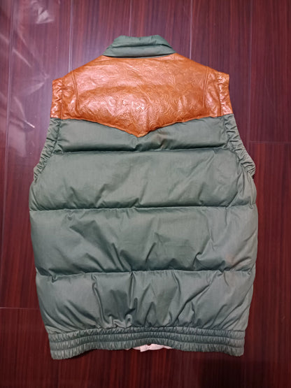 vsivim Insulator Colorblock Distressed Vest
